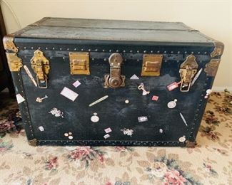 Antique Steamer Trunk