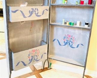 Inside Sewing Cabinet