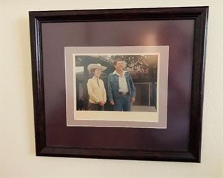 Autographed Photo of Nancy & Ronald Reagan