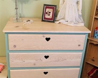 Green Trim Dresser