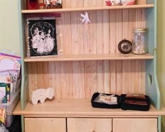 Green Trim Bookcase