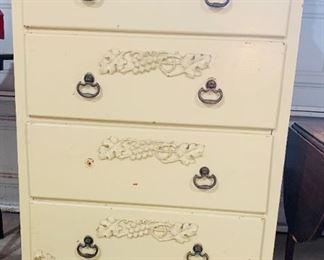 Vintage Beige Dresser