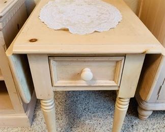 White washed End Table