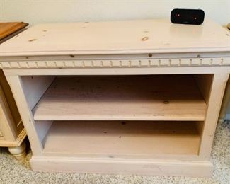 White washed bookcase