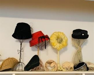 Vintage Hats & Hat Stands