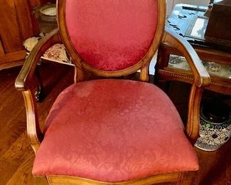 $300 - pair ca. 1900 Louis XVI style chairs 
