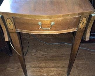 $400 - Pair Hickory drop leaf Side Tables, purchased from Warren Wright’s