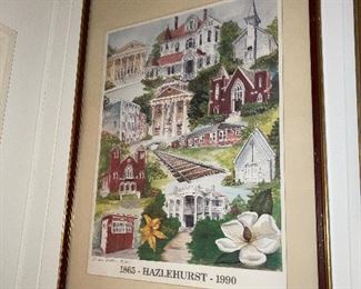 $80 - Hazlehurst Poster by Sandra Deaton 