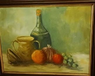 Hardy Wise Fruit Still Life  50  Purchased from Carol Scott who said Sam had bought from MS Wise.