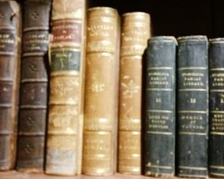 Leather Books will be priced inside
4 volume set on right SOLD