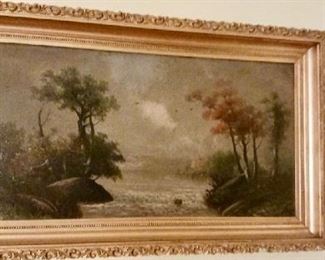 Hudson River style Oil on Board (Moak Brookhaven) 100  each