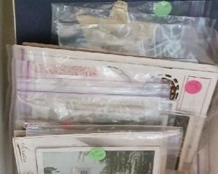 Part of 2 Boxes of paper items, More in den not pictured