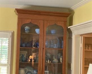 $600 - Gothic bookcase Secretary, 8 1/2 ft tall 