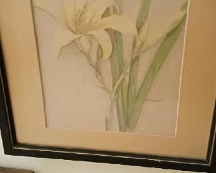Ora Mae Green (Hazlehurst) watercolor Lily  25