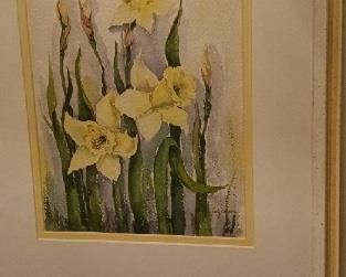 Polly Cooper Daffodils watercolor  40 