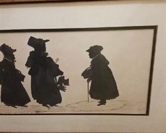 Antique Silhouette  100     11 x 26