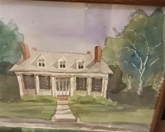 Watercolor of  old Home   30