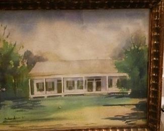 Watercolor of  Port Gibson House  40