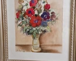 Jo Spell (Clinton artist) watercolor   50
