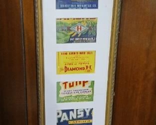 Framed labels 35