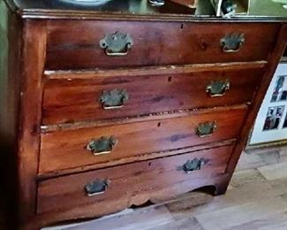 $185 - Antique pine chest