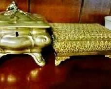 Brass Boxes, 5" long each   25 each 