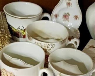 Moustache shaving cups  5 each 
