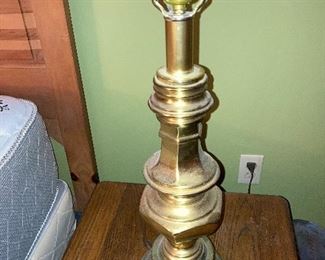 $40 - Pair of Brass Lamps
