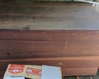 Large Cedar Storage Chest, Lid not hinged  60