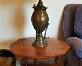 Vintage octagon table