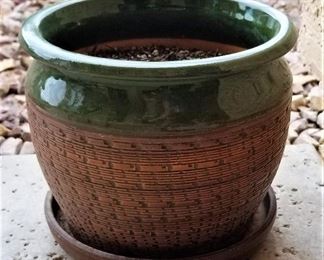 Large pottery planters