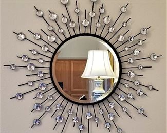 Mid-century modern mirror