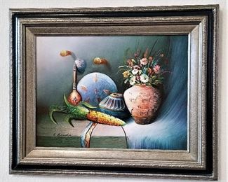 Native American pottery art