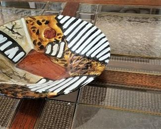 Art decor glass bowl