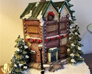 Christmas light house