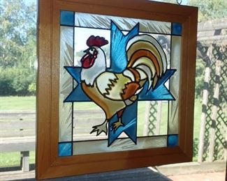 ROOSTER STAINED GLASS