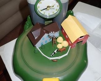 JOHN DEERE FARM CLOCK