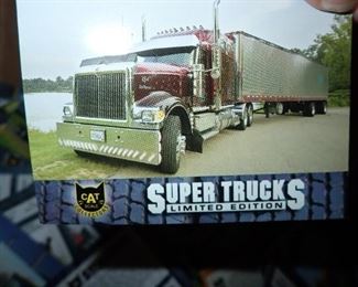 SEMI SUPER TRUCKS CARDS BOX FULL