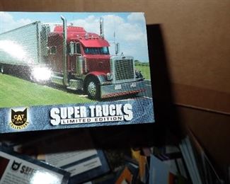 SEMI SUPER TRUCKS CARDS BOX FULL