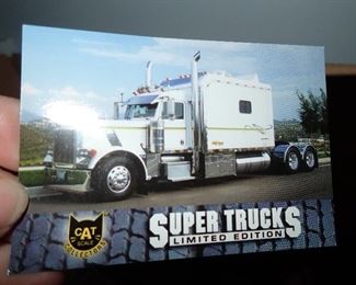SEMI SUPER TRUCKS CARDS BOX FULL
