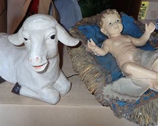 nativity set - outdoors - large size