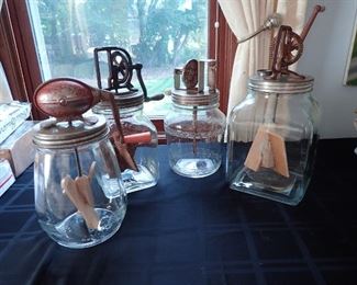 VINTAGE BUTTER CHURNS