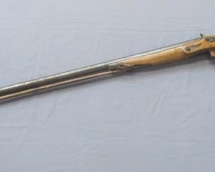 Antique European Percussion Rifle with Well-Carved and Inlaid Stock and Forestock....more information to come!