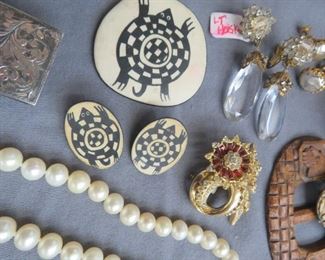 Pearl, Native American, Miriam Haskell and Trifari - SO MUCH TO SEE!