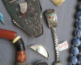 Modernist, Native American and Studio Sterling Silver Jewelry 