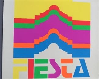 Signed Limited Edition Fiesta Poster by Ray Chavez