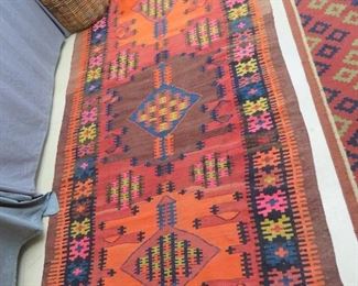 Gorgeous Vibrant Kilim Rug