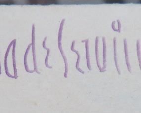 Jose Maria de Servin (Mexico) pencil signature