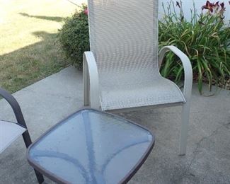 OUTDOOR CHAIR - OUTDOOR TABLE