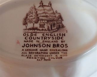 OLDE ENGLISH COUNTRYSIDE BY JOHNSON BROS. DISHES